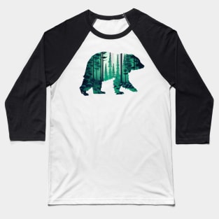 Forest Bear Soul Spirit Baseball T-Shirt